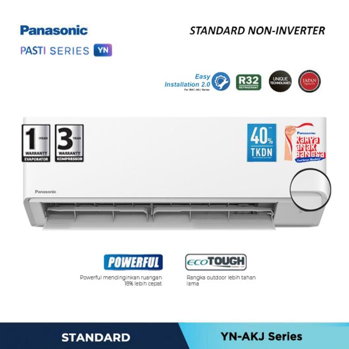 Gambar AC Panasonic 2PK CS-YN18AKJ Standard UNIT ONLY JABODETABEK YN 18 AKJ - Unit AC Only dari Kios Elektronik Kota Administrasi Jakarta Barat Tokopedia