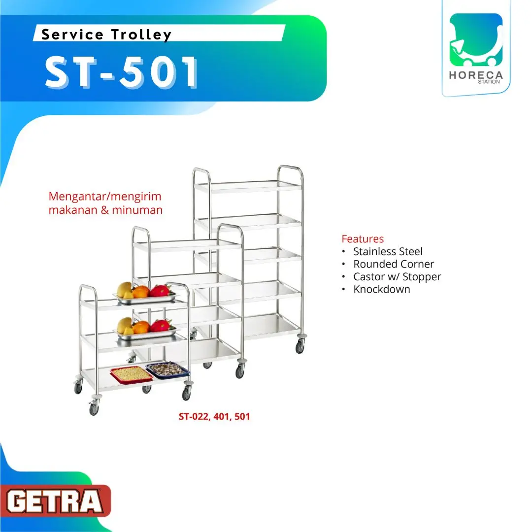 GETRA Collect and Service Trolley ST-501 / ST 501 / ST501
