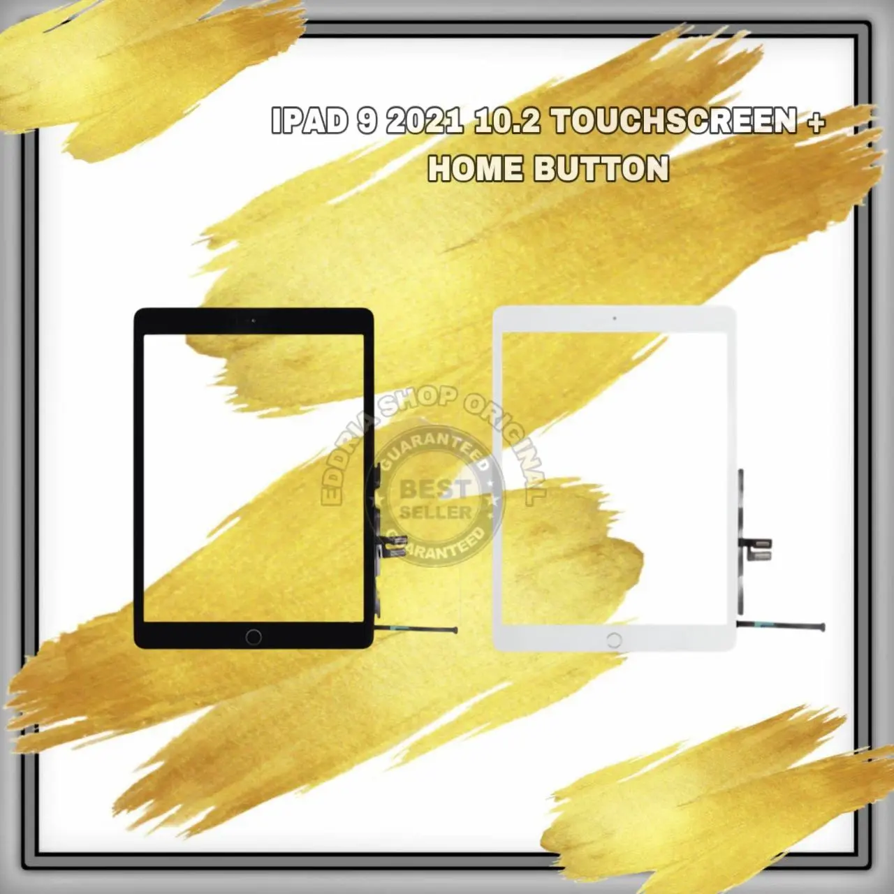ipad 9 2021 10.2 touchscreen + home button original baru