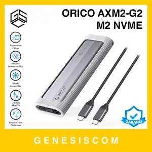 Case SSD ORICO AXM2-G2 M.2 NVMe PCIe M2 Protective USB Type C Durable Storage Enclosure Casing Docking Dock Drive Disk AXM2G2 ORIGINAL