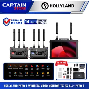 Hollyland Pyro 7 Wireless Video Monitor TX RX All in One Dual View Switching
