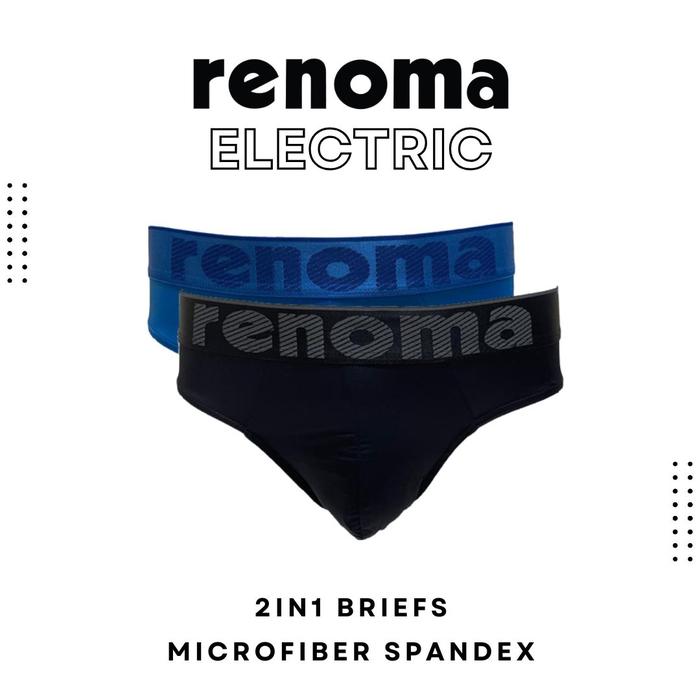 Gambar Renoma Electric Mini Brief 9922 - Celana Dalam Pria Brief 2in1 - Random/Mix, S dari Renoma.id Kota Administrasi Jakarta Utara Tokopedia