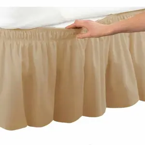 BIG Sale Bed Skirt Katun Motif Embos Punutup Kolong Kasur