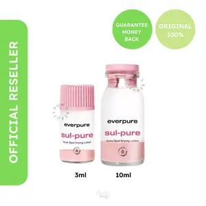 EVERPURE - Sul-pure Acne Spot Drying Lotion Original Minisize 3ml Fullsize 10ml Berjerawat Treatment Memudarkan Wajah
