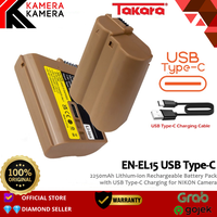 Gambar Takara EN-EL15 Battery Baterai Batere with USB Type-C for NIKON Camera dari KameraKamera Kota Administrasi Jakarta Pusat 1 Tokopedia