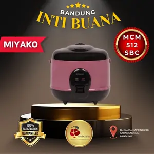 Miyako MCM 512 SBC Rice Cooker Magic Com 3 in 1 1.2 Liter 512SBC