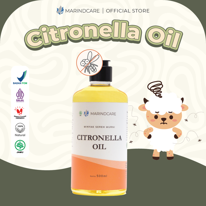 Gambar Citronella Oil Minyak Sereh (Serai) 500ml - Marindcare - ANTI NYAMUK dari MarindcareOfficial Kota Surabaya Tokopedia