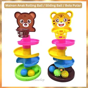 Mainan Anak Rolling Ball / Mainan Anak Sliding Ball / Mainan Anak Bayi Bola Putar