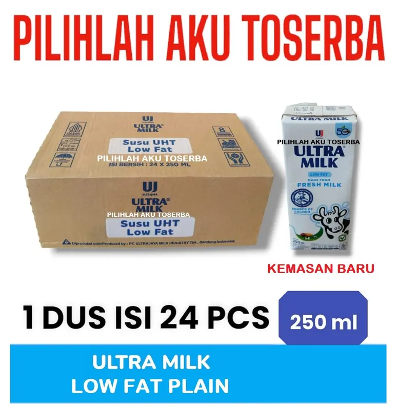 SUSU ULTRA LOW FAT FULL CREAM 250 ML - ( HARGA 1 DUS ) 0