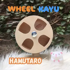 kincir hamster / joging wheel hamster model kayu