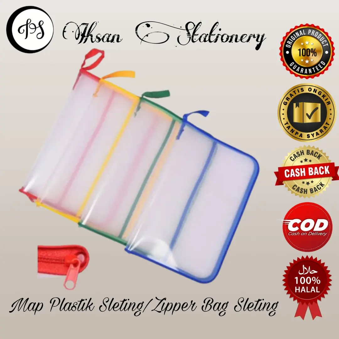 Map Sleting Folio (Zipper Bag Sleting)