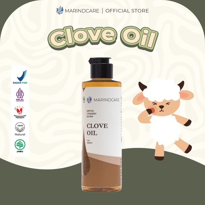 Gambar Minyak Cengkeh 150ml - MARINDCARE- ESSENTIAL OIL|MEREDAKAN SAKIT GIGI dari MarindcareOfficial Kota Surabaya Tokopedia