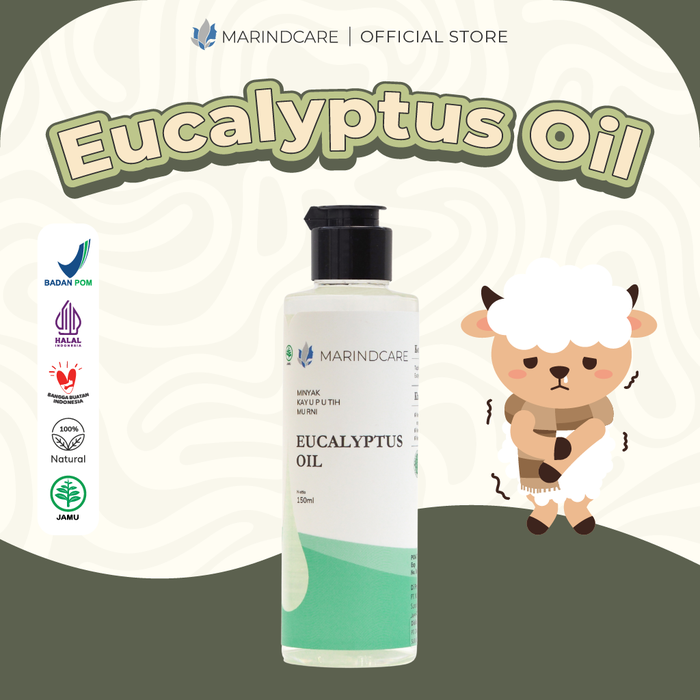 Gambar Eucalyptus Oil 150ml - Marindcare Pure essential oil |Flu batuk dari MarindcareOfficial Kota Surabaya Tokopedia