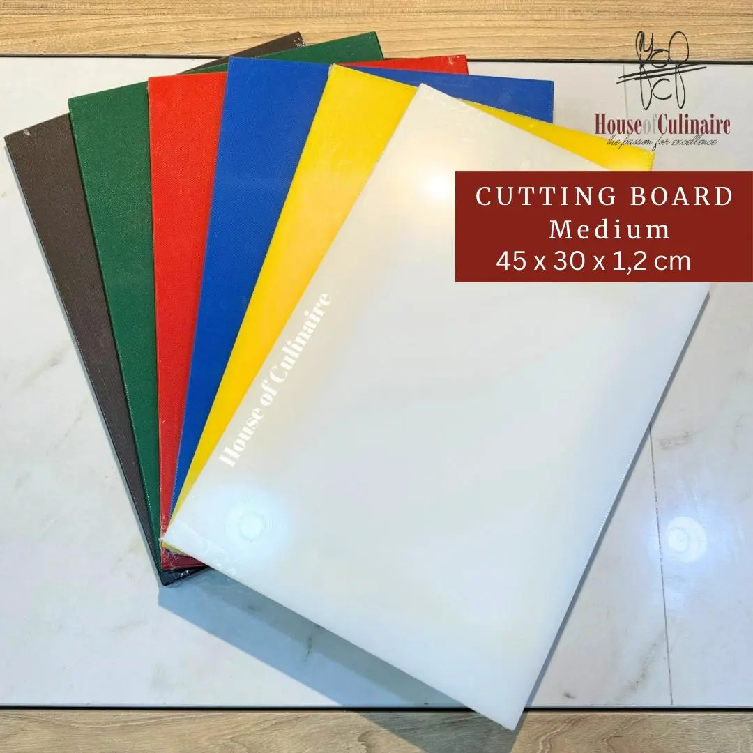 Talenan Cutting Chopping Board Medium 45 x 30 x 1,2 cm Resto KSI Talenan Plastik PE Resto