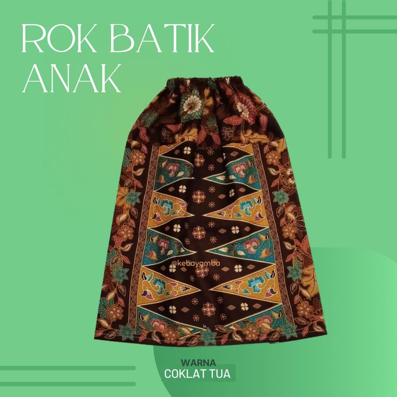 Rok Batik Anak usia 4 sampai 13 tahun 0