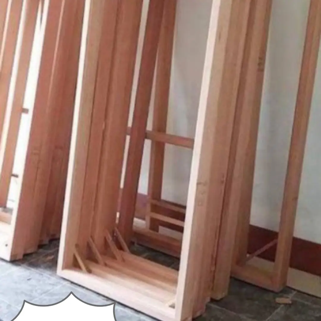 kusen kayu kamper dan meranti untuk ukuran pintu T200xL80 cmrespon