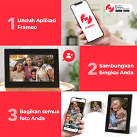 Gambar Smart Wi-Fi Photo Frame Mobiletech - Hitam dari MobileTech Indonesia Kota Administrasi Jakarta Utara 3 Tokopedia