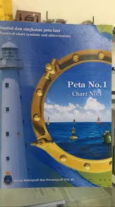 BUKU PETA LAUT NO 1 HIDROS ORIGINAL , peta laut no.1