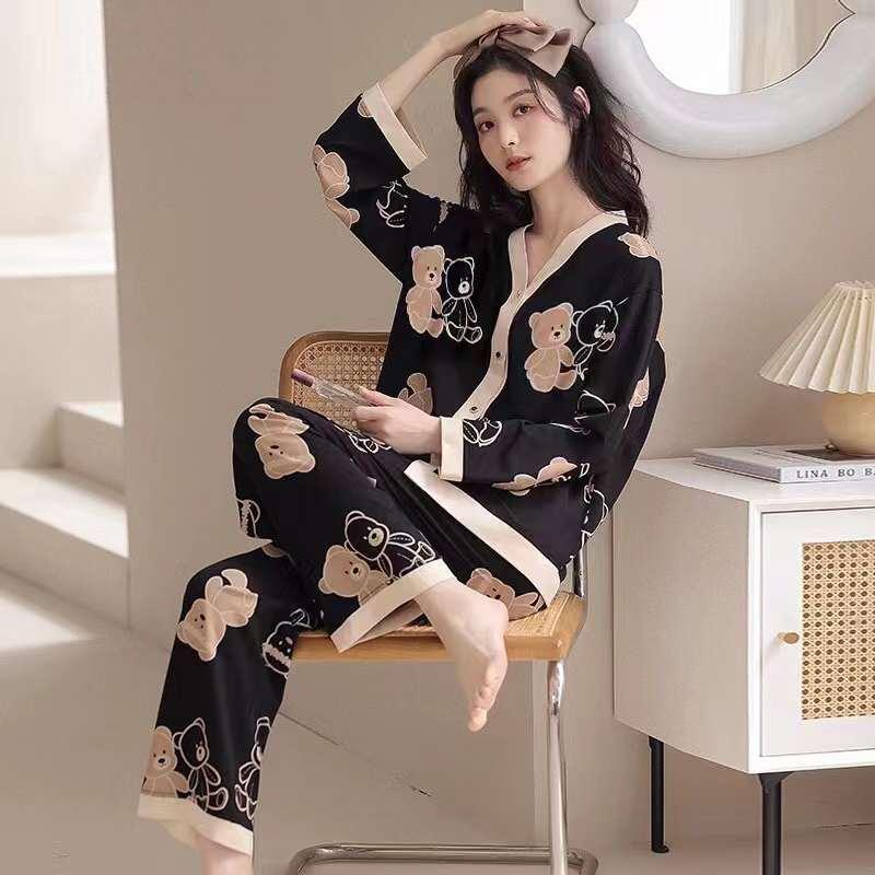PIYAMA CP PP BAJU TIDUR WANITA MURAH BAHAN KAOS SPANDEK IMPORT 4