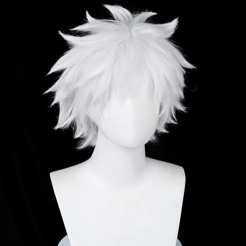 Wig Gojo Satoru Wig Anime Rambut Gojo Satoru Cosplay Anime Jujutsu Kaisen 2