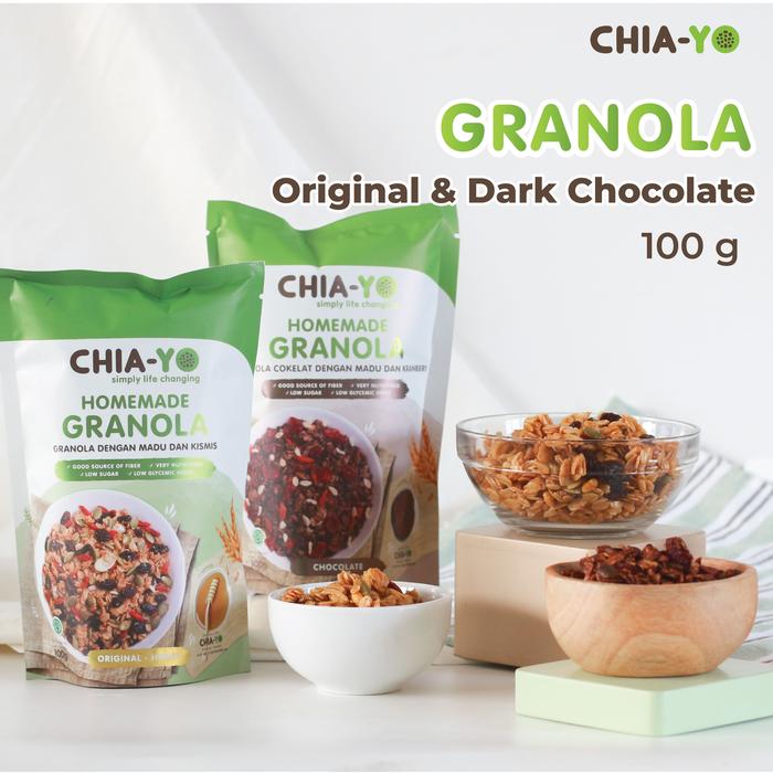 Gambar Granola Original 100gr Chiayo dari Chiayo Indonesia Kota Bandung Tokopedia