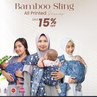 Gambar Bamboo Sling Ringsling cuddle me Gendongan Bayi Samping Cuddleme - BIRDS NAVI dari Kynkin Kab. Bogor 1 Tokopedia