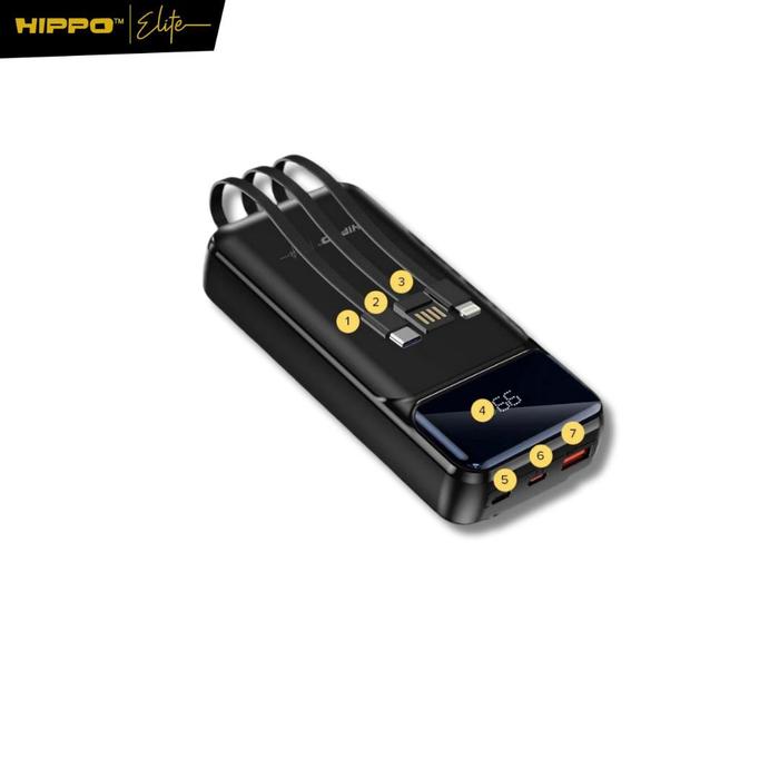 Gambar Hippo Elite PowerBank Prime Ultra PD 22,5W 20000mAh QC4+ dengan High Output & Multi Protection untuk Semua Series iPhone dan Android - Led dari Hippo Indonesia Kota Administrasi Jakarta Pusat Tokopedia