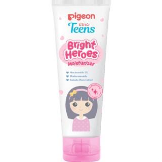 PIGEON TEENS BRIGHT HEROES MOISTURIZER 50ML & 20ML | Skincare Remaja | Niacinamide 5% | Skin Barier Protection | Alcohol Free, Ringan