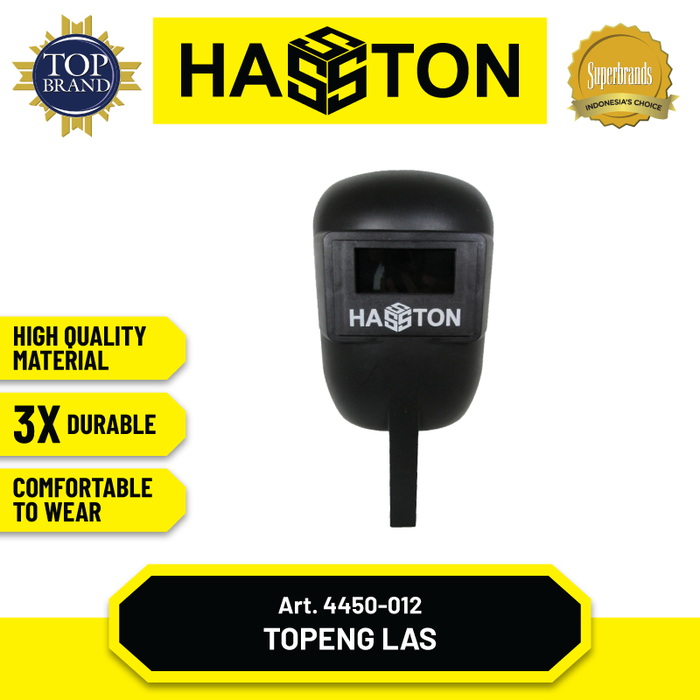 Gambar Hasston Topeng Las / Helm Las / Welding Helmet Model Pegang (4450-012) dari Hasston Tools Kota Administrasi Jakarta Pusat Tokopedia