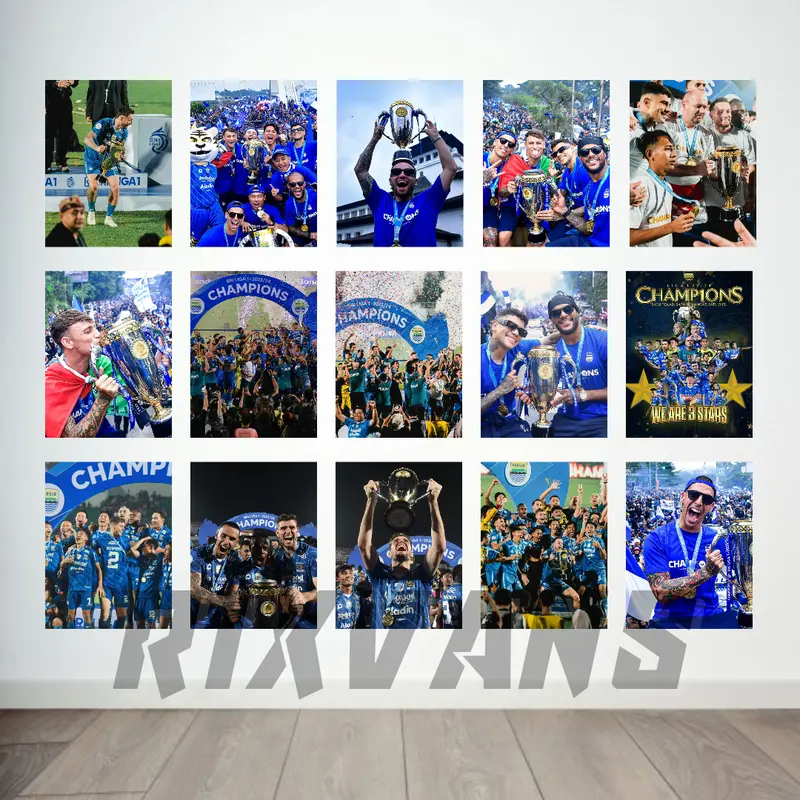 Poster Persib Bandung Isi 15 Pcs 0