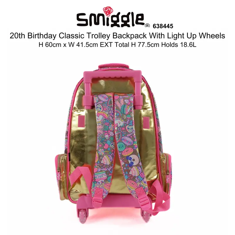 SMIGGLE Tas Trolley Bag Anak / Tas Troli Trolly 4