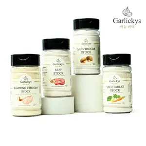 GARLICKYS Kaldu Jamur Ayam Kampung Sayur Sapi Bubuk non MSG Halal MPASI Mushroom Chicken Beef Vegetable Stock Powder