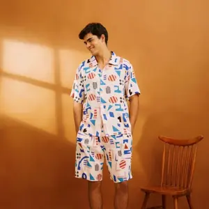 Setelan piyama pria dewasa kemeja tribal baju tidur import pria keren Setelan piyama pria dewasa kemeja tribal baju tidur import pria keren