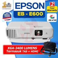 Gambar Projector Epson EB E600 3400 LUMENS HDMI 3LCD sudah TKDN dari SinarMutiara Online Kota Administrasi Jakarta Barat 2 Tokopedia
