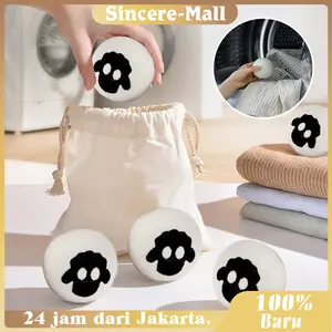 Wool Drying Ball 3pcs Bola Pengering Mesin Cuci Reusable Dryer Ball Laundry Antistatic Special