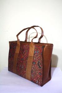 Gambar Tote Bag Andari Motif Batik Sidomukti Leather Tote Bag dari Djokdja Batik Online Kab. Sleman 3 Tokopedia
