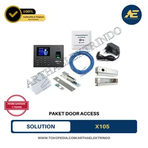 Paket Akses Door Solution X105 ID - Untuk Pintu Kaca / X 105 / Paket Door Access