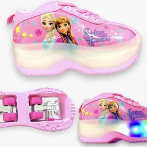 Sepatu Roda Anak Cewek dan Cowok 4 Roda Led