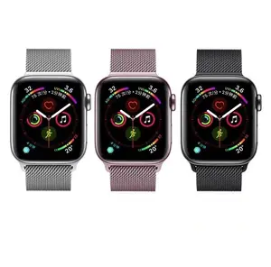 Stainless Steel Strap for Apple Watch Series 10 9 8 7 6 SE 5 4 3 Milanese Metal Loop Band iWatch 45mm 44mm 42mm 41mm 40mm 38mm Strap