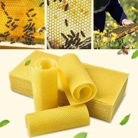 Bee keeping Foundation Sheets Equipment Honey Frame/Pondasi Sarang Lebah 30 Lembar