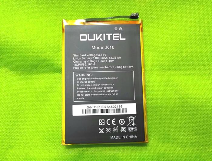 Gambar Baterai Hape Oukitel K10 New Original 100% 11000mAh dari CNC phoneshop Kota Administrasi Jakarta Pusat Tokopedia