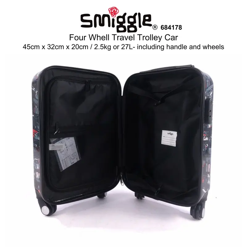 SMIGGLE Tas Trolley Bag Anak / Tas Troli Trolly 8