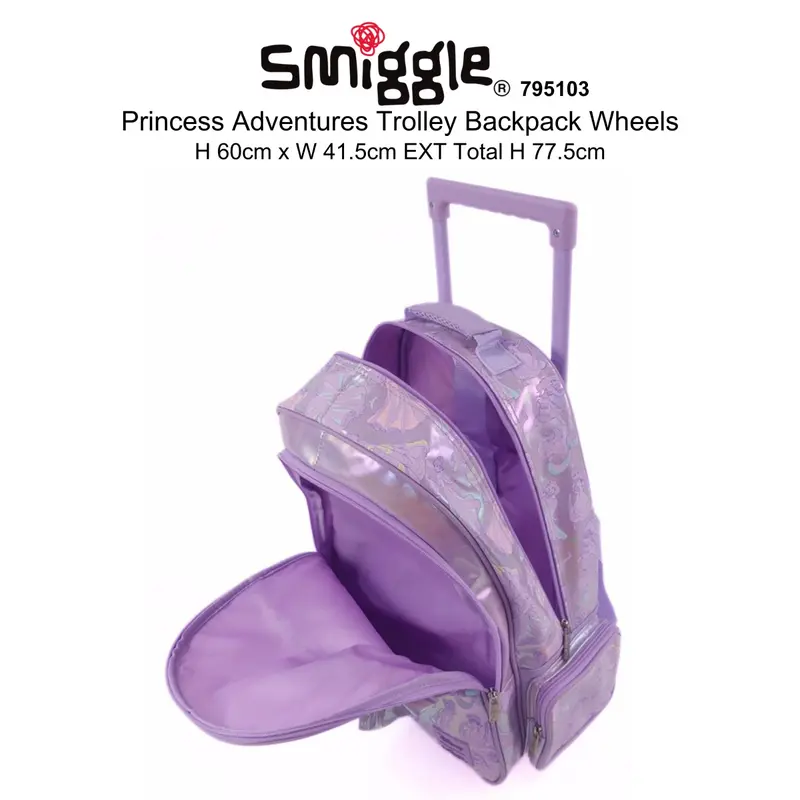 SMIGGLE Tas Trolley Bag Anak / Tas Troli Trolly 3