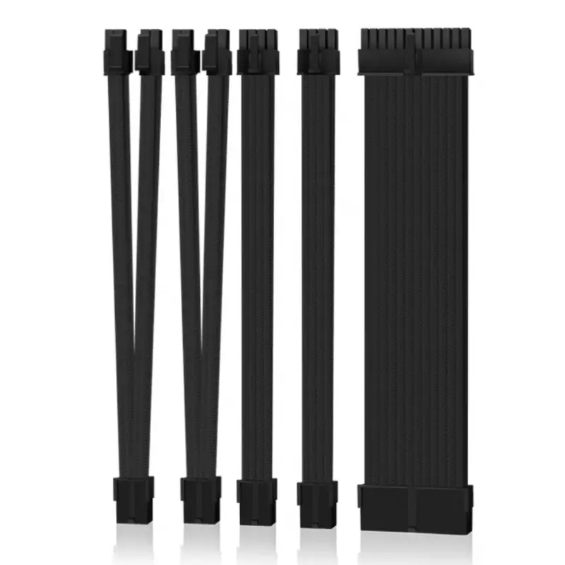 PSU Extension Sleeves Cable Kit 24 pin, 6+2 pin dan 4+4 pin 2
