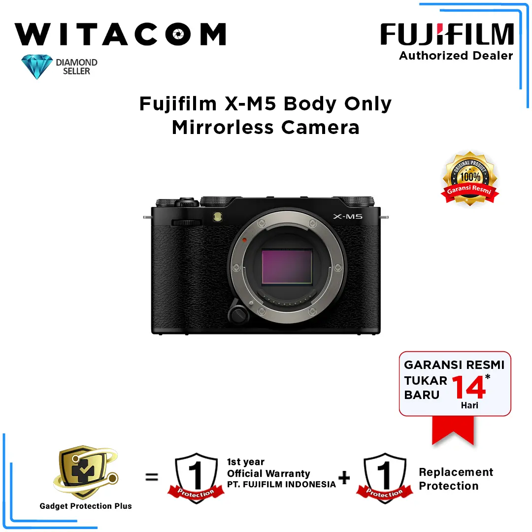 Fujifilm X-M5 / X M 5 / XM5 Body Only Mirrorless Camera - Garansi Resmi