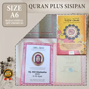 Al Quran A6 (10x15cm) WAKAF - 40 HARIAN ALMARHUM - 100 HARIAN ALMARHUM - SYUKURAN