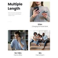 Gambar UGREEN Kabel Data Fast Charging iPad Air Pro USB Type C Lightning MFi Cable - C-C Braided, 1m, Black dari UniTAG Store Kota Administrasi Jakarta Barat 5 Tokopedia