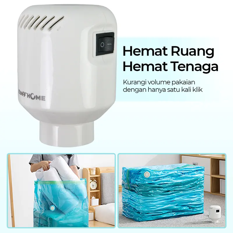 Pompa Vakum Baju Elektrik Vacuum Bag Pump EU 4-5 kPa 55Watt 2
