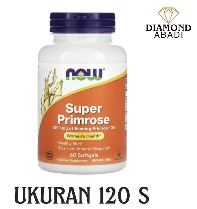 Now Super Primrose 1300 mg 60 120 Softgels Original