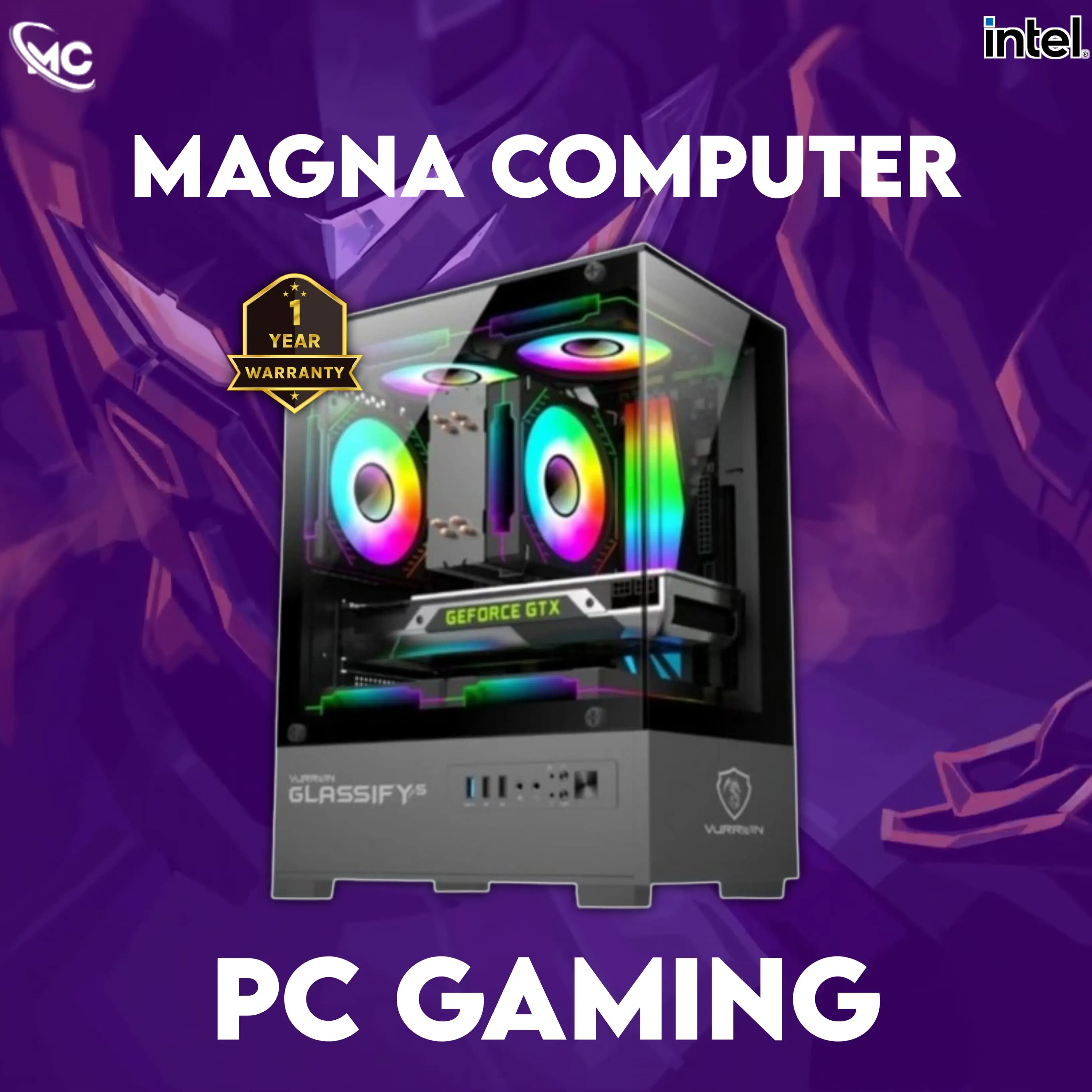 pc gaming-desain-corei5 gen10-core i5 10400-Ssd 120gb-vga 2gb-Ram 16gb